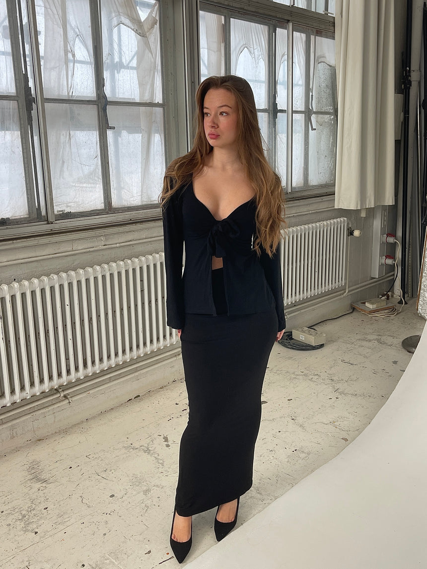 Jelena nederdel - Sort