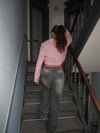 Julica cropped blazer - Rosa