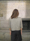 Juliane ternet  cropped blazer - Grøn