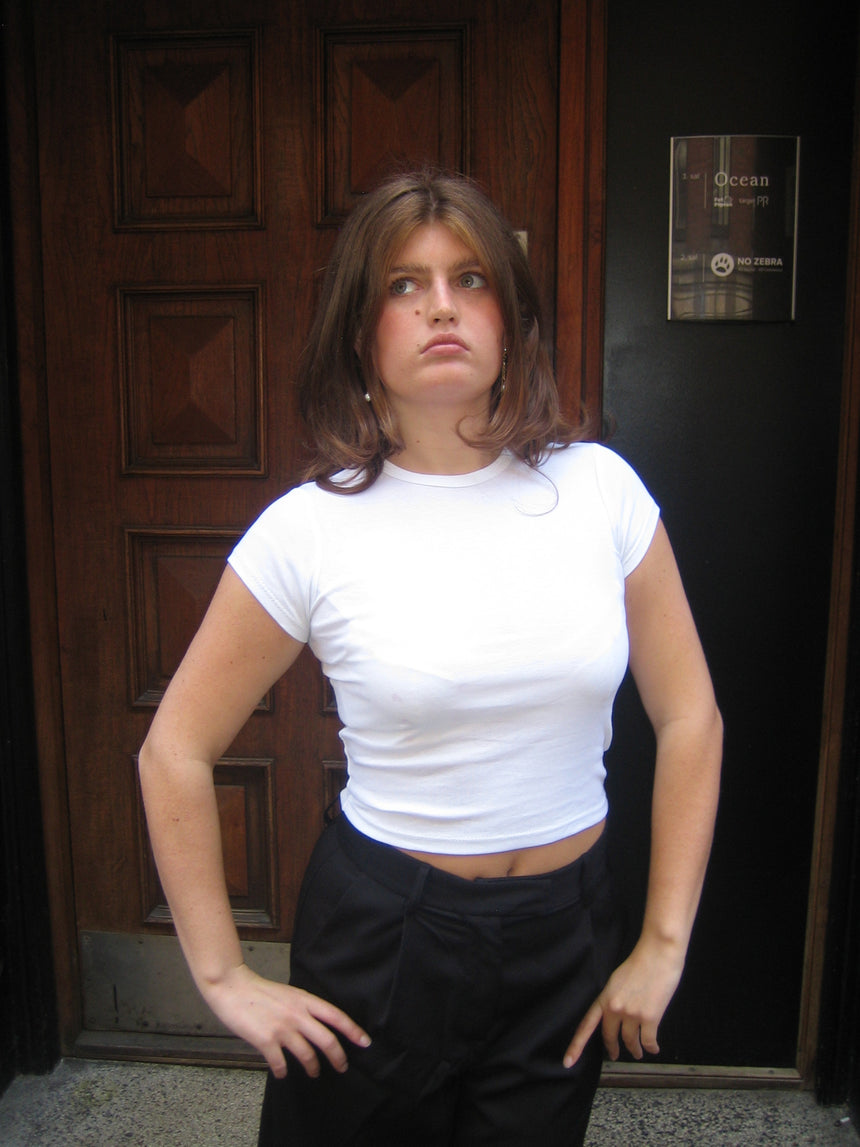 Liliana basic t-shirt - Hvid
