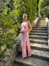 Marielle kjole med muslinge print