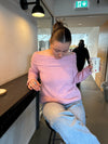 Elinor off shoulder strik - Lyserød