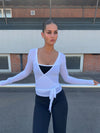 Motion wrap bluse - Cloud