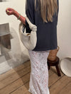 Florence taske i ruskind - Off white