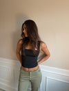 Ellinor top - Sort