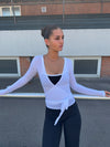 Motion wrap bluse - Cloud