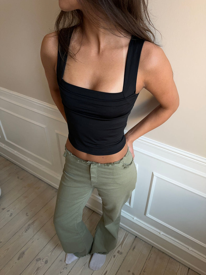 Ellinor top - Sort