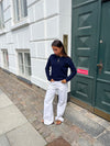 Star jeans med brune stjerner - Hvid