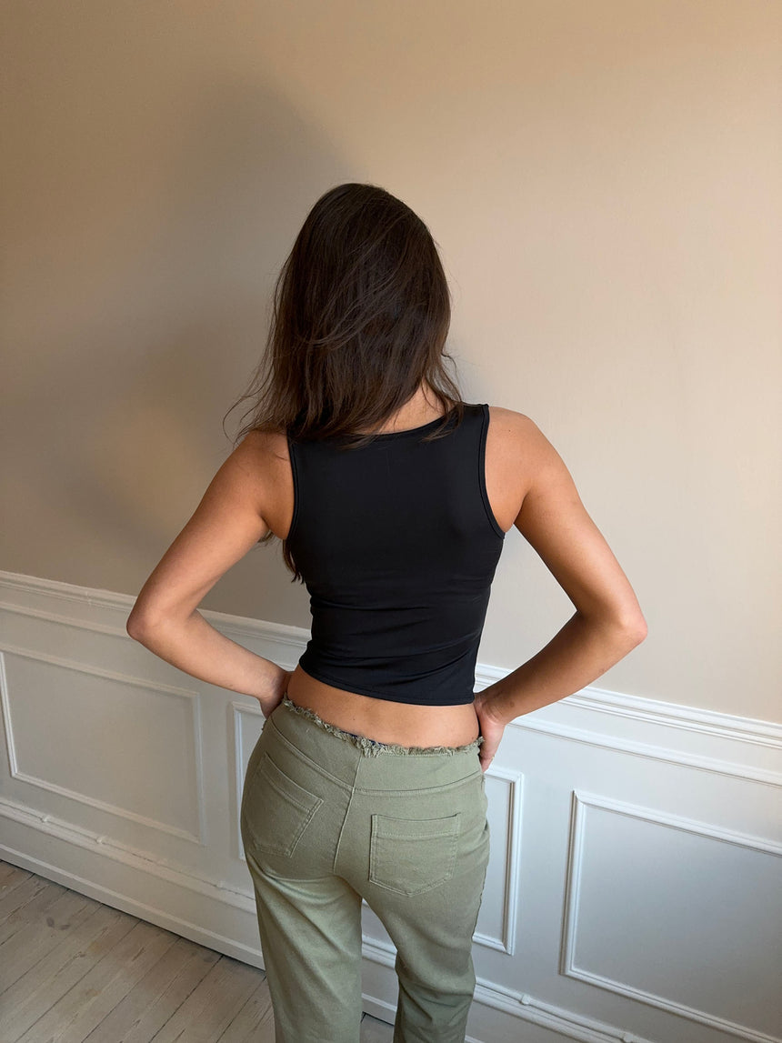 Ellinor top - Sort