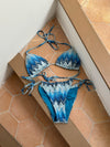 Breezy glitter bikini - Blå