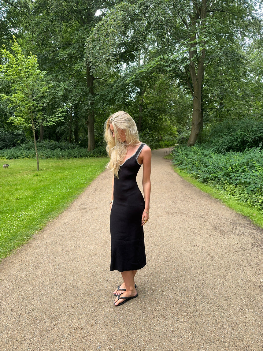 Cirkeline maxikjole - Sort