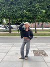 Star jeans med kaki stjerner - Grå