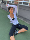 Motion wrap bluse - Cloud