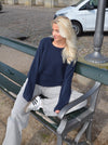 Samara low waisted jeans - Lys grå