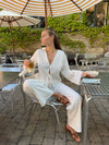 Mathilde Ravn broderet bluse - Hvid