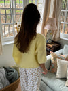 Annaly mohair cardigan - Gul