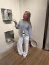 Britney lavtaljede suit bukser - Hvid