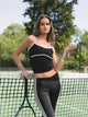 Speedana tanktop - Jet black/cloud