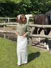 Mandalina denim nederdel - Hvid
