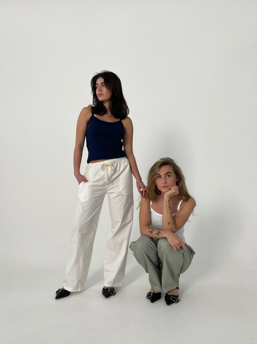 Thora straight bukser - off white