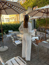 Mathilde Ravn broderet bluse - Hvid