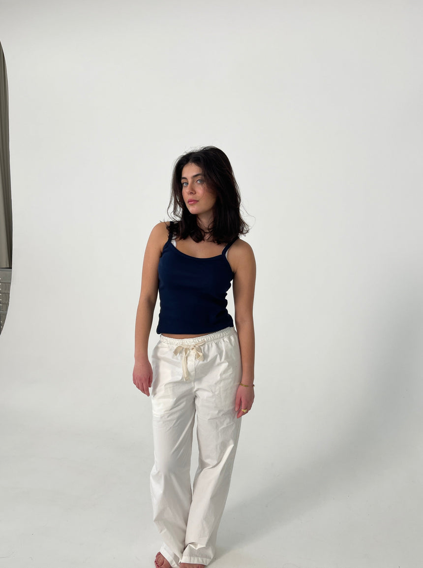 Thora straight bukser - off white