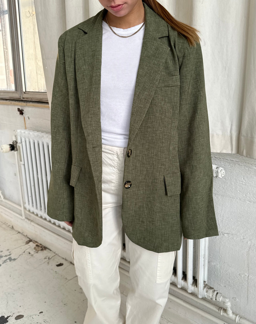 Gry oversized blazer - kaki