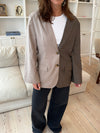 Vivenne duo blazer - Beige/brun