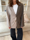 Vivenne duo blazer - Beige/brun