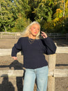 Candie striktrøje - Navy