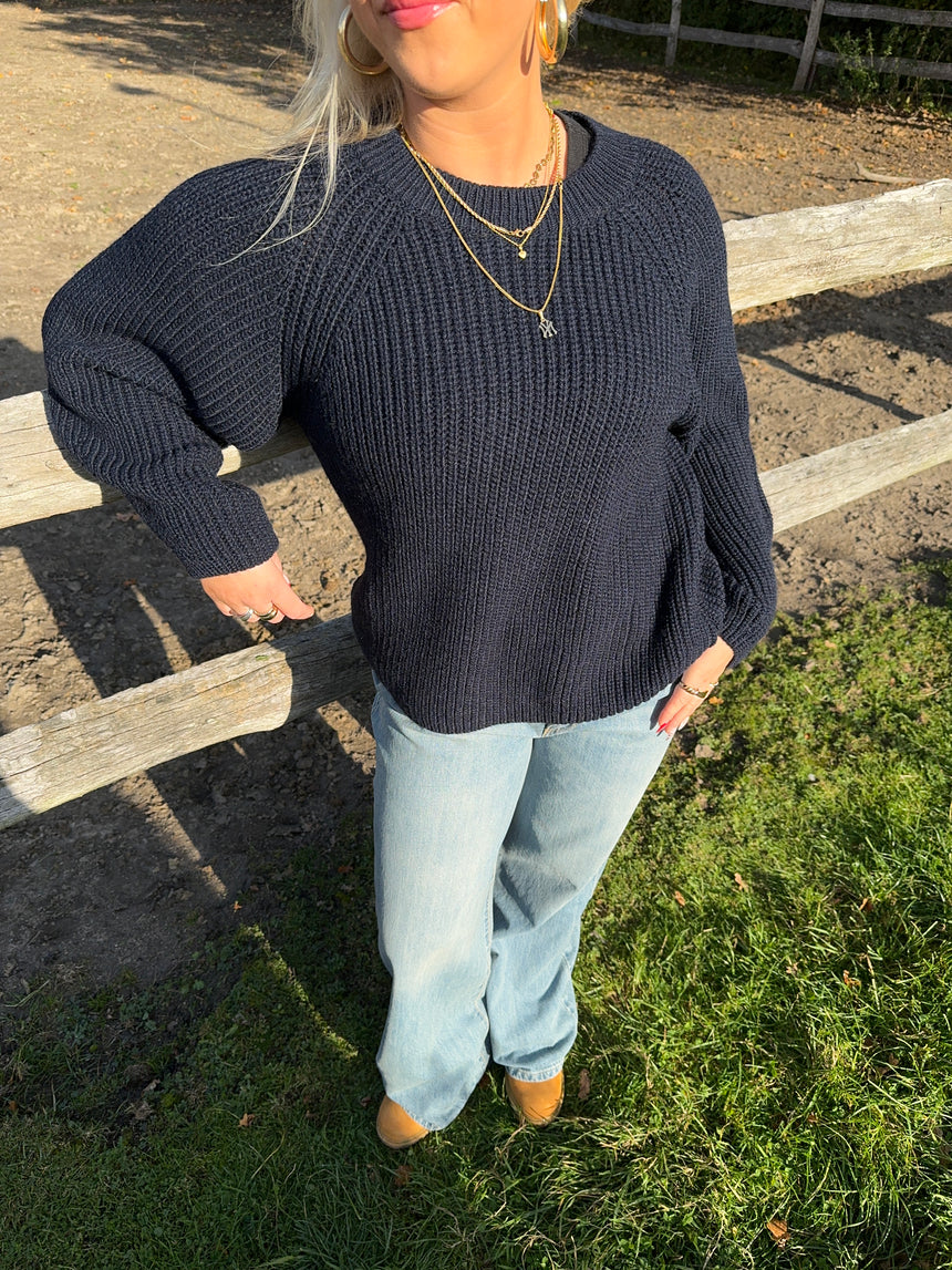 Candie striktrøje - Navy
