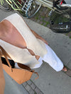 Mathilde Ravn strikvest - Beige