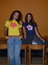 "Hibiscus" baby tee - Gul