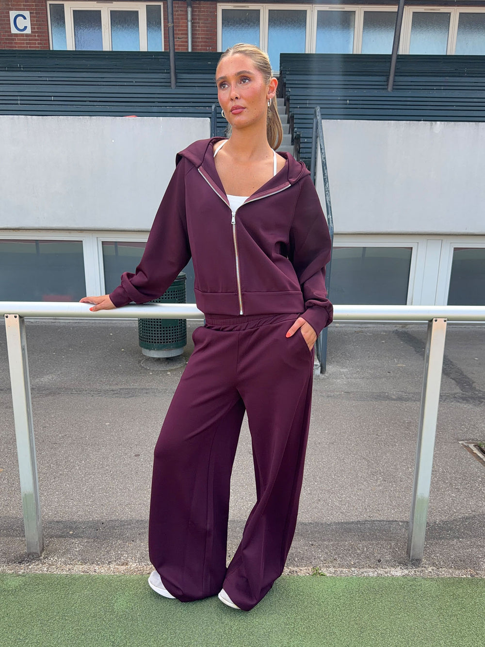 Kat sweatpants - Mørkelilla