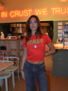 "Italy" baby tee - Rød