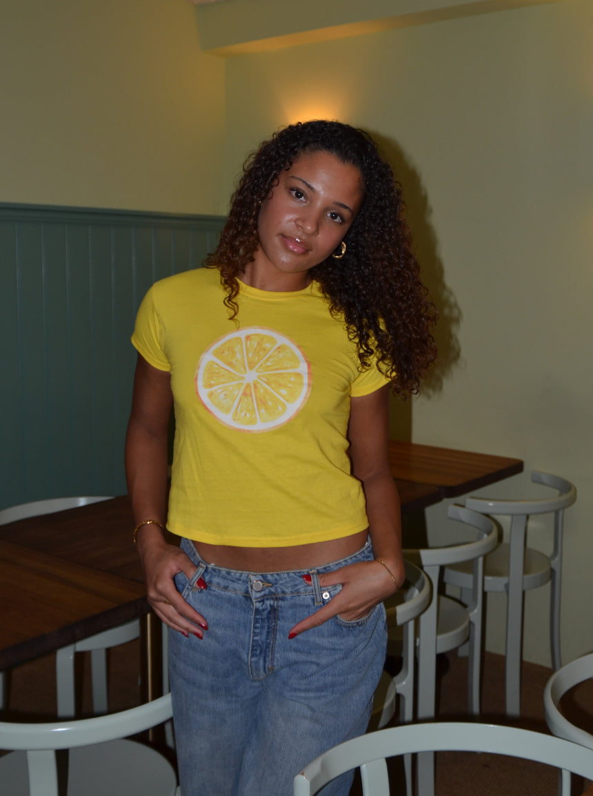 "Citron" baby tee - Gul
