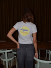 "Laguna Tennis Club" baby tee - Hvid
