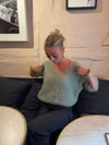 Annaly mohair cardigan - Sage grøn