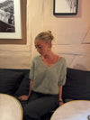 Annaly mohair cardigan - Sage grøn