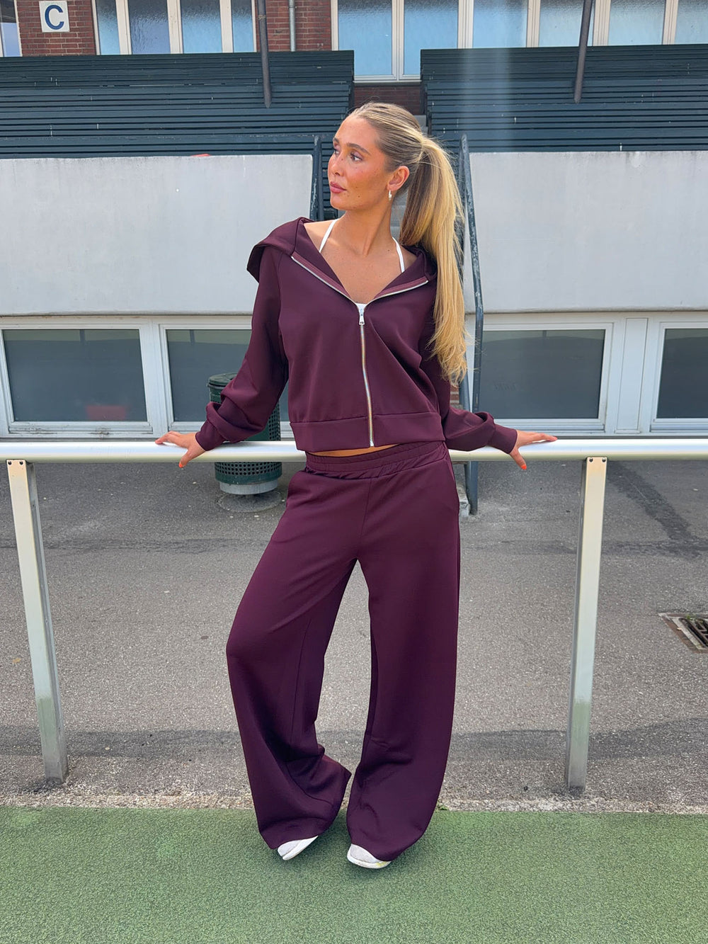 Kat sweatpants - Mørkelilla