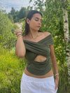 Largo top - Kaki