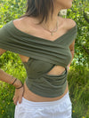 Largo top - Kaki