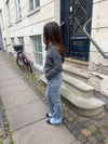 Andrine jeans med stjerner - Lys denim