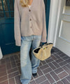 Samara low waisted jeans - Blå denim