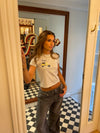"Ciao" baby tee - Grå