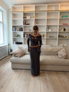 Brooke strikket maxi nederdel - Gråbrun