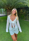 Maddy bluse i blonde - Hvid