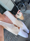Mathilde Ravn strikvest - Beige