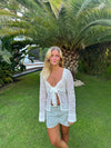 Maddy bluse i blonde - Hvid