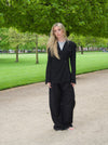 Vibe oversized suit bukser - Sort